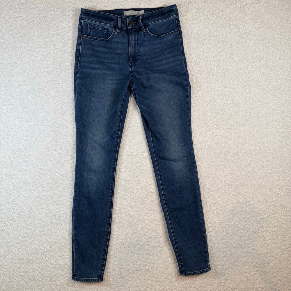Athleta Jeans Womens 4 Sculptek Ultra Skinny Pants Stretch Denim Medium Wash Mid - Picture 1 of 10